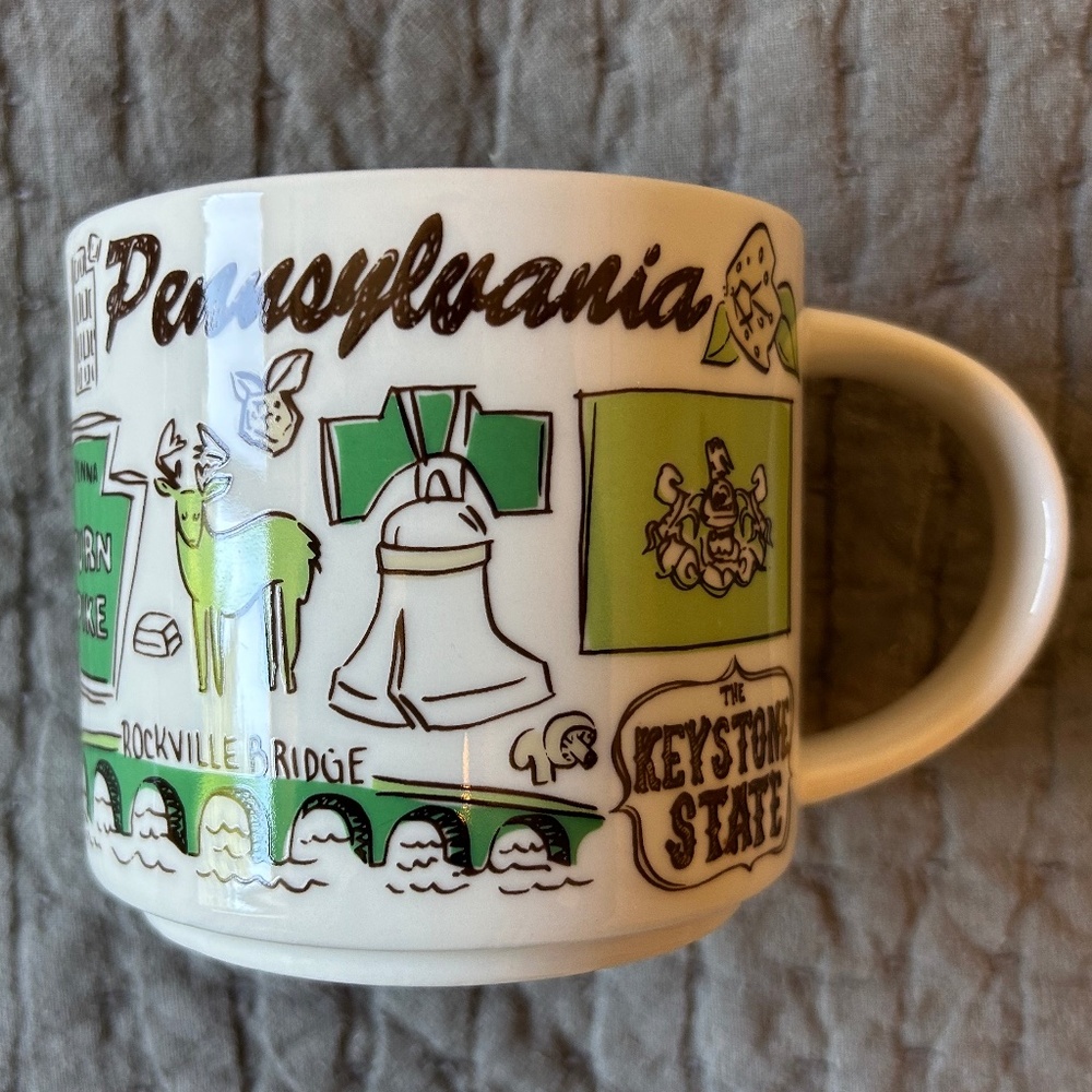 Starbucks Pennsylvania 2017 Been There Series Mug